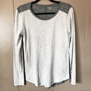 Madewell Two Tone Grey Shirt